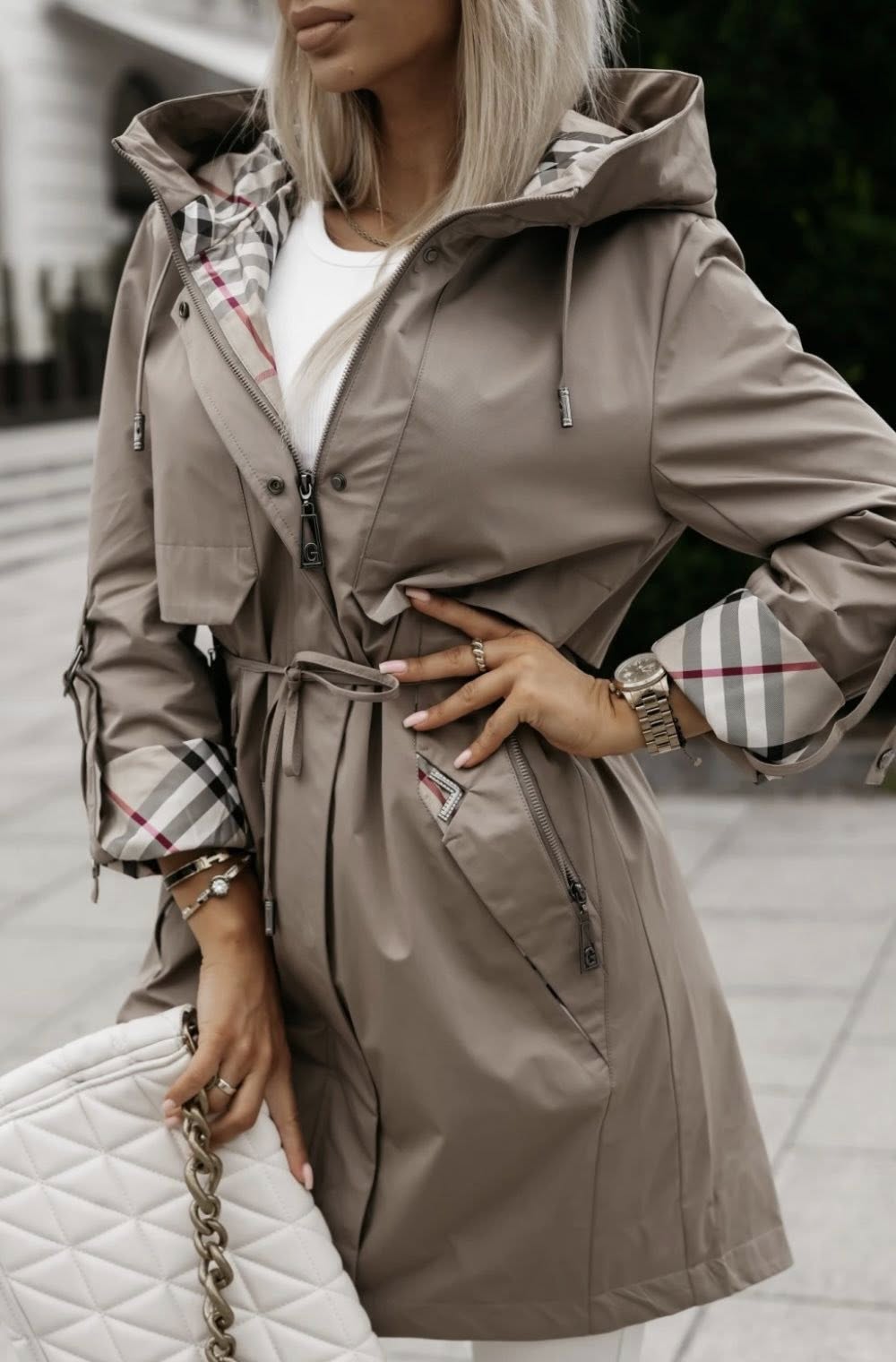 Impermeabile Berry con zip