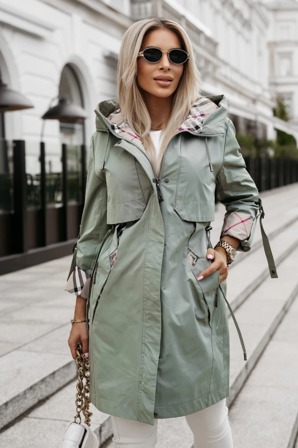 Impermeabile Berry con zip